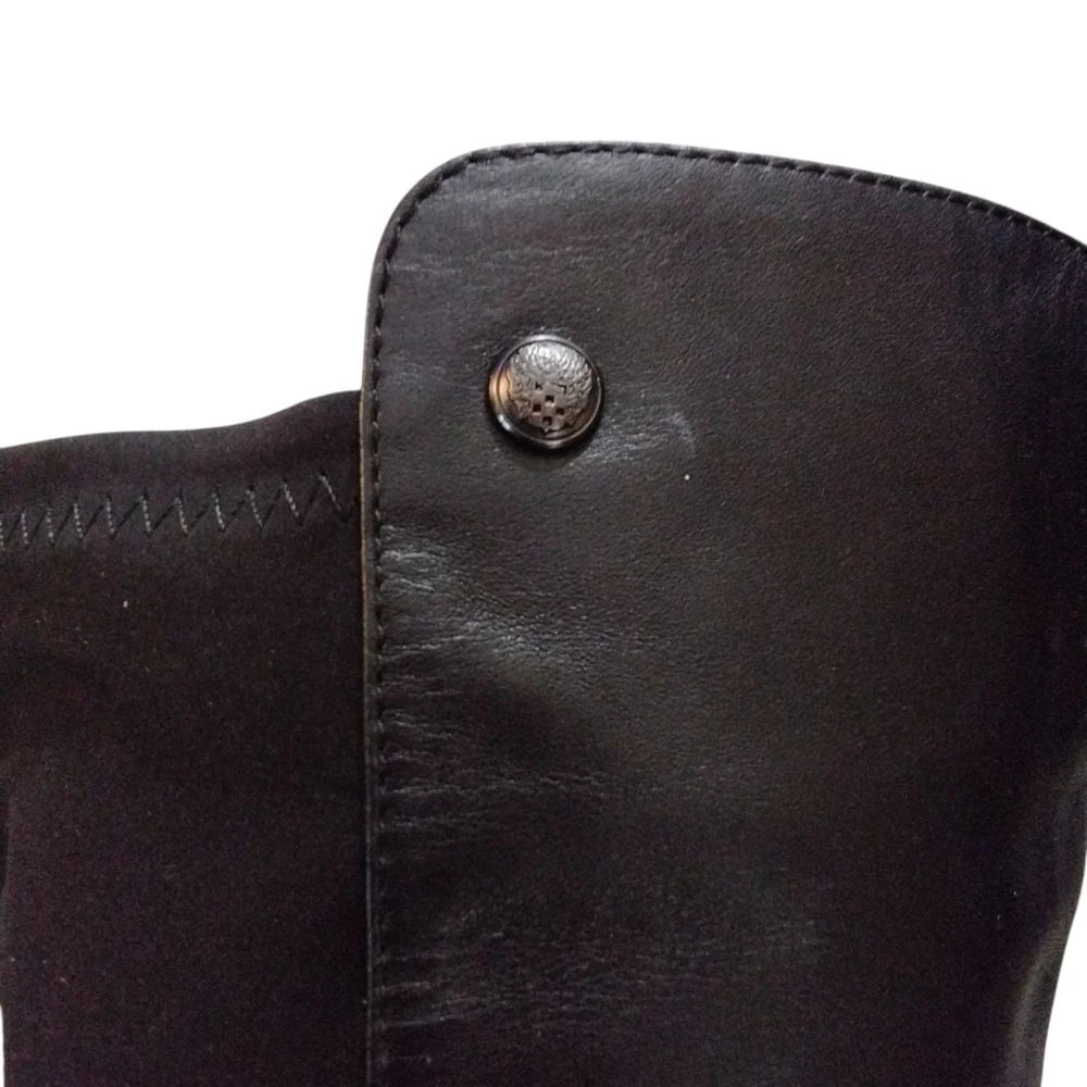 Vince Camuto Karita Knee High Black Leather Over The Knee Boots Size 6.5